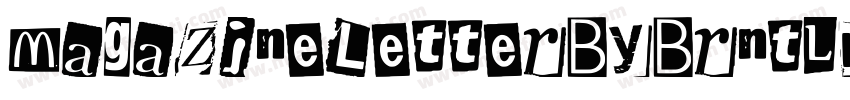 MagazineLetterByBrntlbrnl Rg字体转换